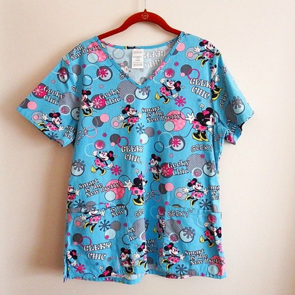 Disney Mini Mouse Scrub Top S